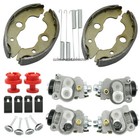 Front Brake Wheel Cylinders W shoes Kit For Honda Trx500 Trx650 Foreman Rubicon