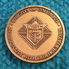 2008 Knights Of Columbus   U s  Papal Visit Challenge Coin   Pope Benedict Xvi