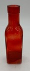 Vintage Red Bottle Vase 6 1 2 X 2 X 2 
