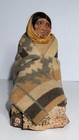 Signed Labeled Mary Frances Woods Native American Pair Skookum Dolls Antique