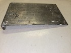 Vintage 1943 Us Navy Third Effect Evaporator griscom-russell Nameplate Badg Sign