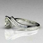 14k White Gold Over 1 50 Ct Round Solitaire Vvs1 d Diamond Women Engagement Ring