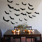 68pcs Wall Decor halloween Decorations 3d Bat Stickers halloween Decor Bats