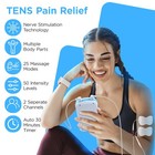 Osito Tens Unit Machine Rechargeable Ems Muscle Stimulater Dual Channel 25 Modes