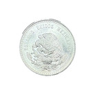 1948 Mo Mexico 90  Silver 5 Peso Chief Cuauhtemoc  Au unc Coin