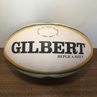 Gilbert Super 12 Rugby Ball Replica Size 5  Green   Yellow