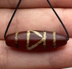 Stunning Rare Ancient Sassanid Sassanian Agate Etched Carnelian Bead