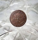 1862 Civil War Token      cincinnati Ohio Early Store Card       Robert Wright Dry Goods