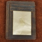 Mens Genuine Leather Rfid Blocking Card Case Holder Front Pocket Slim Wallet