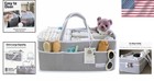Extra Large Diaper Caddy Organizer - Boy Girl Nursery Room