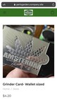 Steel Grinder Card - Credit Card Size - Usa Handmade Gift