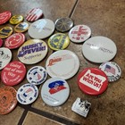 Vintage Button Pin Badges Bundle Lot Of 35 Retro Wholesale