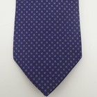 Brooks Brothers Tie Mens Purple Silk Geometric Square Pattern Made Usa Neckwear