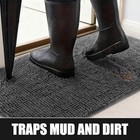  Dog Door Mat For Muddy Paws 3 x5 large- Absorbent Dirt Trapper Quick 36 x 60 