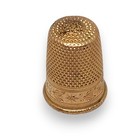 Antique Lovely  Gilded Thimble