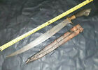 Antique Sword Philippine Visayas Filipino Pinuti Talibon Knife Leather Sheath