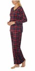 Nautica Ladies  Fleece Pajama Set  Color   Red  Size   M  