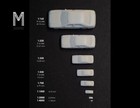 10pcs Tiny Miniature Car N T Z Scale Gauge To 1 4000 Diorama Model Modeling