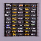 1 64 Scale Diecast Car Wall Display Case With Acrylic Doors  Holds 50 Cars