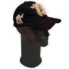 Masonic Shriner Black Cap - Handcrafted With Camel Emblem Rhinestones   Bullions