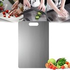 Titanium Cutting Board Double-sided Titanium Cutting Boards For Kitchen Camping