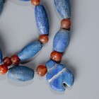 Near Eastern Antique Lapis Lazuli Stone Beads Strand