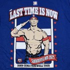Wwe Authentic John Cena Summerslam Shirt 2025 Farewell Tour New York Giants