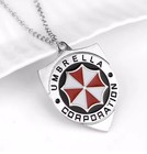 Resident Evil Umbrella Corporation Necklace Pendant Silver Color Us Seller