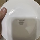Mixed Lot 9 Solid White Pieces Corelle Corning Clean 3-plates 3-bowls 3-cups