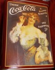Lot 3 Vtg  Coca-cola Collectable Americana Style Tins 10   5 5  8  Sq Good Cond