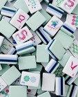 American Mahjong Tiles Set 160 Quality Acrylic Mint Blue Pastel Green New 