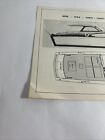 1954 Chris Craft -spec Sheet-deck Plan 32    Commander Boating Vintage Brochure