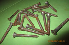 21--new Old Stock  Slotted Flat Head Steel Wood Screws  1 1 2  X  7 5 32 