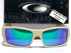 Oakley Gascan Matte Sand Tan Polarized Galaxy Jade Mirror Sunglass 9014-e1