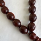 Resin Prayer Beads Misbaha   Tasbih  Subha  Rosary  33 Beads Deep Crimson Color 