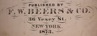 1873 Plat Map   City Of Kalamazoo  Kalamazoo County  Michigan  15x17 - 24