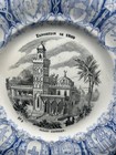 Antique 1889 French Exposition Universelle World s Fair Palais Algerien Plate