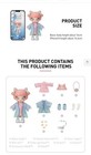 Molly Ringflower Mobile Doll Toys Action Figures Cute Dolls Ornaments Gift New