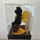  Vintage    buzz    Bumblebee Teddy Bear  World Of Miniature Bears   663 In Box 