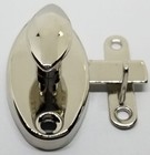 Universal Nickel Plated Oval Hoosier Cabinet Latch Antique Vintage Door Sellers