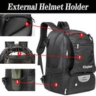 Lacrosse Bag - Large Sports Backpack For Lacrosse Equipment - Two Stick Holde   