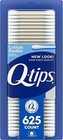 Q-tips 625 Count Cotton Swabs For Hygiene And Beauty Care  Made With 100  Cotton