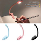 Mini Led Book Night 3 Brightness Adjustable Usb Rechargeable Clip-on Study Readi