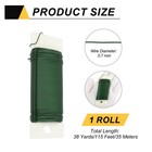 Metal Floral Wire 0 7mm Flexible Paddle Wires Green 38 Yards 115 Feet