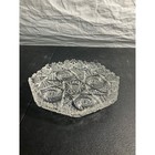 Antique Abp Cut Glass Plate Pinwheel Hobstar American Brilliant Crystal Tray