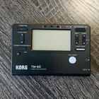 Korg Tm-60 Tuner Metronome Combo Guitar String Bass Wind Instrument Lcd Black