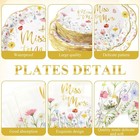 Wildflower Bridal Shower Decor For 50  Plates  Napkins  Cups   Cutlery