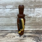 Vintage J T Bucher Duck Call Mallard Hand Carved 1980 Greenhead One Piece Wooden