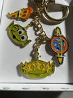New Disney Baublebar Toy Story Green Alien Pizza Planet Bag Charms Keychain