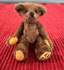 Little Gem Miniature Jointed Brown Teddy Bear 2  H In 1994